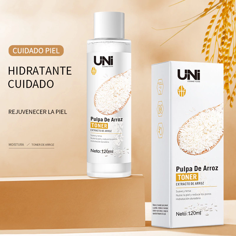 Miniatura 2 de Toner agua tonica de arroz hidratra y suaviza 120ml UNI